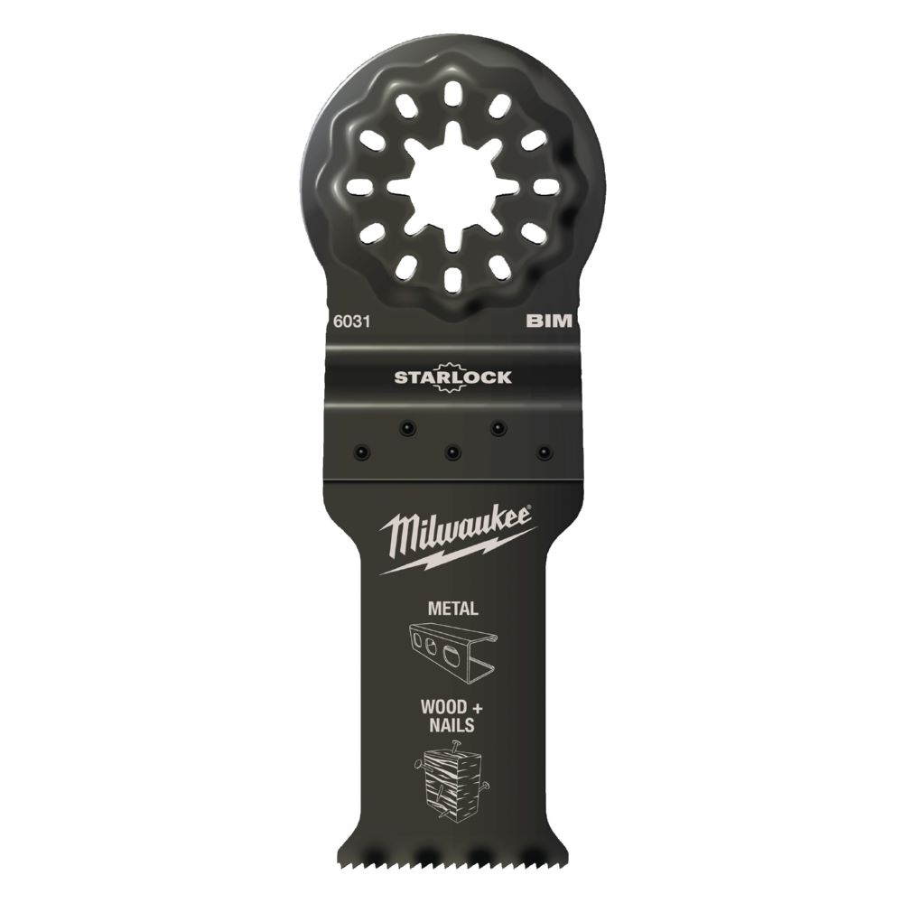 Produktbild Milwaukee Elektrowerkzeuge Multitool Starlock Bi-Metall Tauchsägeblatt 35 x 42 mm 