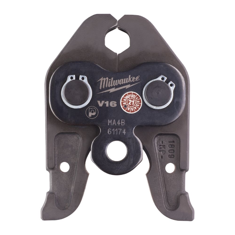 Produktbild Milwaukee Elektrowerkzeuge Pressbacke J18-V16 Nennweite V16 für 18 V Presswerkzeug