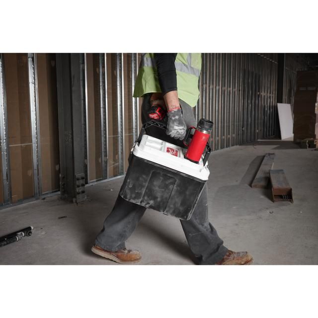 Produktbild PACKOUT Isolierbecher mit Griff 530 ml mit Trinkdeckel rot bild 4