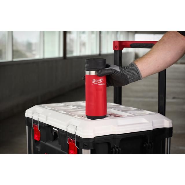 Produktbild PACKOUT Isolierbecher 530 ml mit Trinkdeckel, rot bild 2