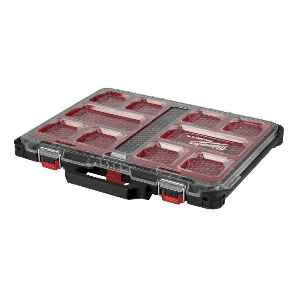 Produktbild Milwaukee PACKOUT Organiser Slim inklusive Sortierboxen