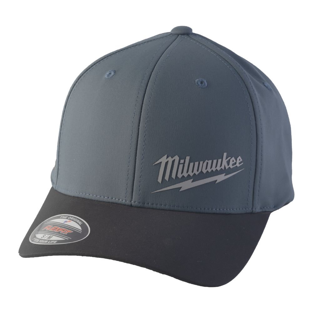Produktbild Milwaukee Elektrowerkzeuge Performance Baseball Kappe blau Größe S/M mit UV Schutz BCPBLU-S/M