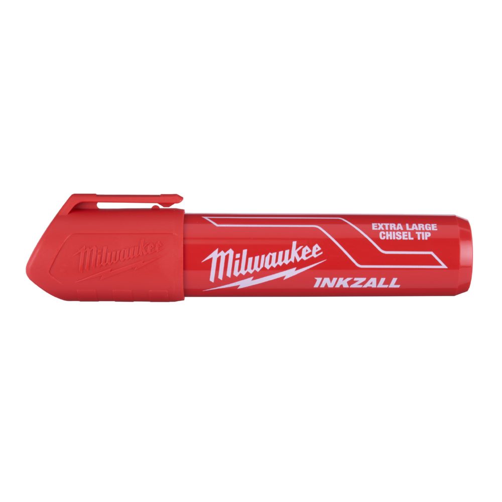 Produktbild Milwaukee Permanentmarker Keilspitze XL rot INKZALL