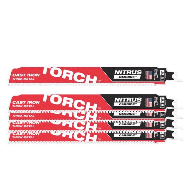 Produktbild Milwaukee Säbelsägeblatt Metall THE TORCH NITRUS HM bestückt 5er Pack 230 x 3,2 mm