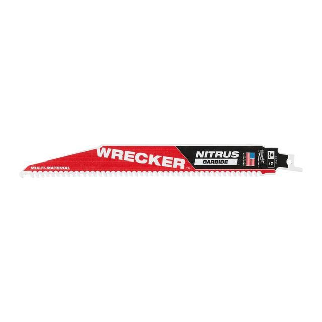 Produktbild Milwaukee Säbelsägeblatt THE WRECKER NITRUS HM bestückt 5er Pack 230 x 4,2 mm