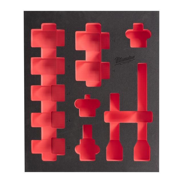 Produktbild Milwaukee Schaumstoffeinlage 3/3 für SHOCKWAVE 3/4 Zoll Schlagnüsse für Werkstattwagen