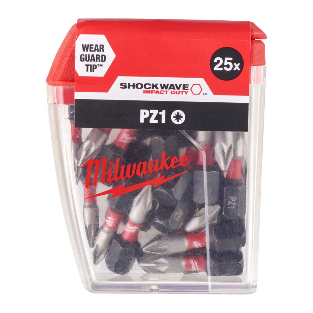 Produktbild Milwaukee Schrauberbit Shockwave PZ1 25 mm 25er Pack
