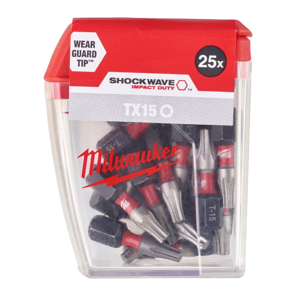 Produktbild Milwaukee Schrauberbit Shockwave TX15 25 mm 25er Pack