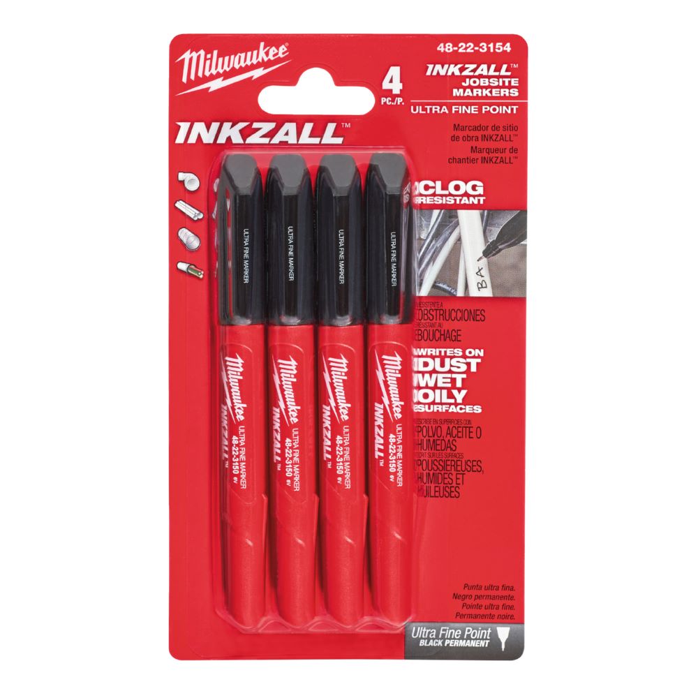 Produktbild Milwaukee Feine Marker schwarz INKZALL