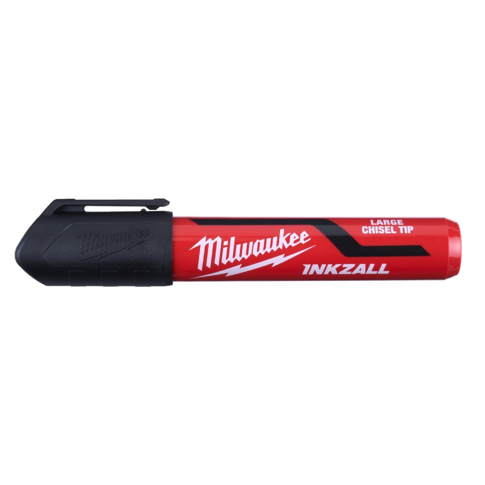 Produktbild Milwaukee Permanentmarker Keilspitze L schwarz INKZALL
