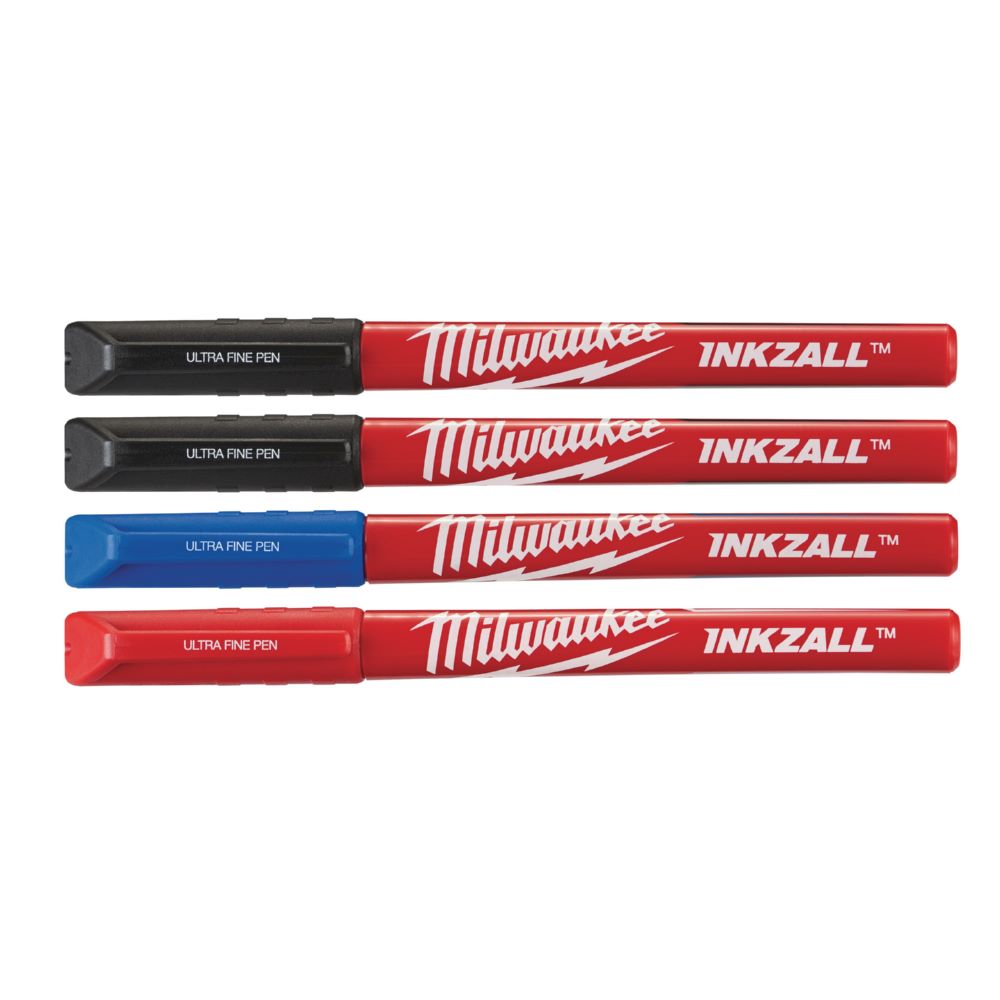 Produktbild Milwaukee INKZALL Fineliner 2 x schwarz rot blau