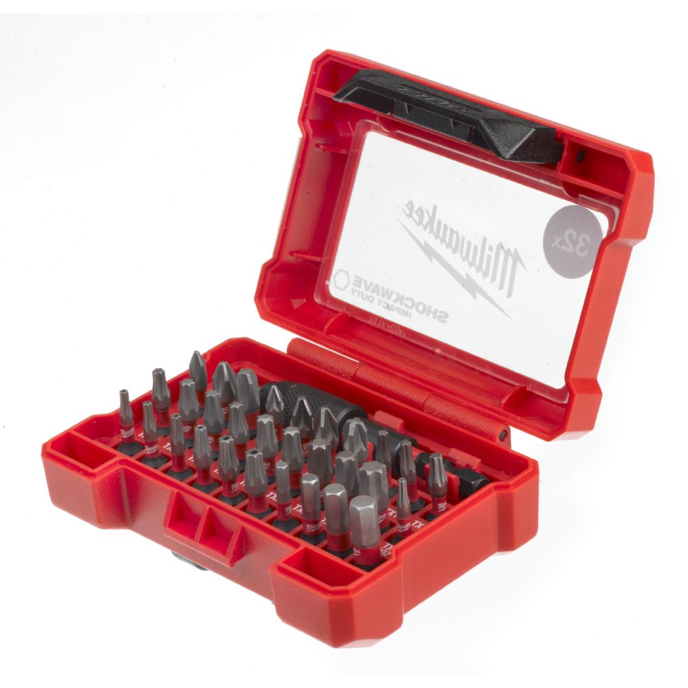 Produktbild Milwaukee Werkzeugset SHOCKWAVE Set Compact 32 Teile