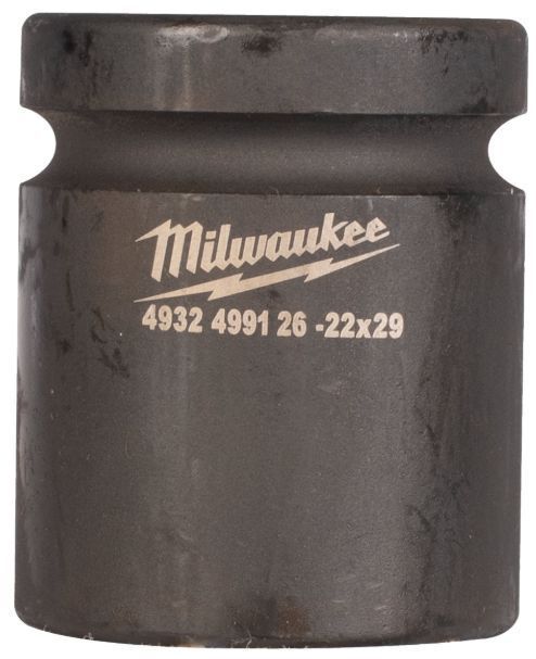 Produktbild Milwaukee SHOCKWAVE Schlagnuss 1 Zoll Vierkant kurz 22 x 29 mm