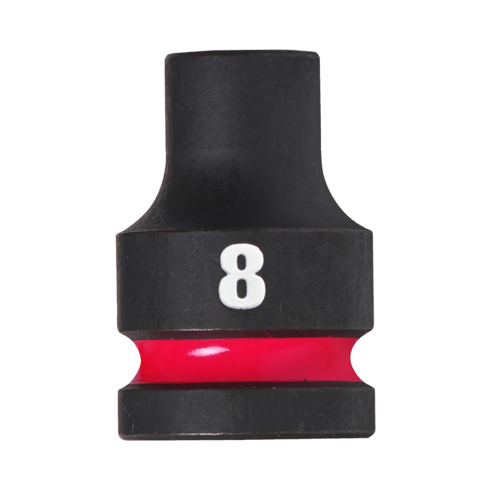 Produktbild Milwaukee SHOCKWAVE Schlagnuss 1/2 Zoll kurz Schlüsselweite 8mm