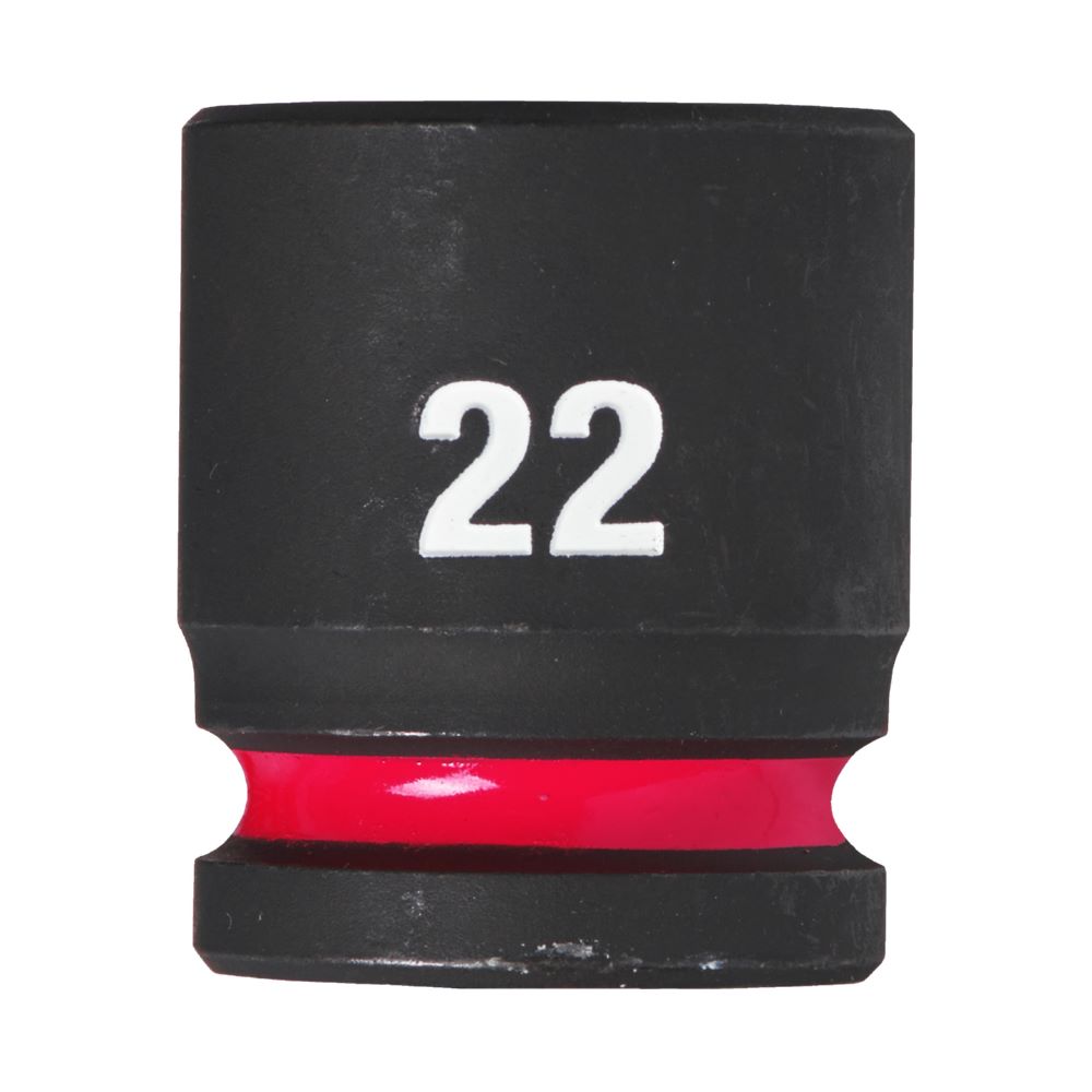 Produktbild Milwaukee SHOCKWAVE Schlagnuss 1/2 Zoll kurz Schlüsselweite 22mm