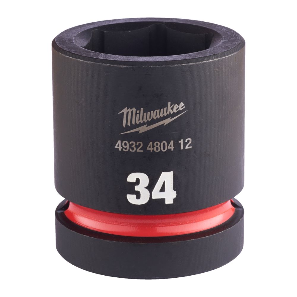 Produktbild Milwaukee SHOCKWAVE Schlagnuss 1 Zoll kurz Schlüsselweite 34mm