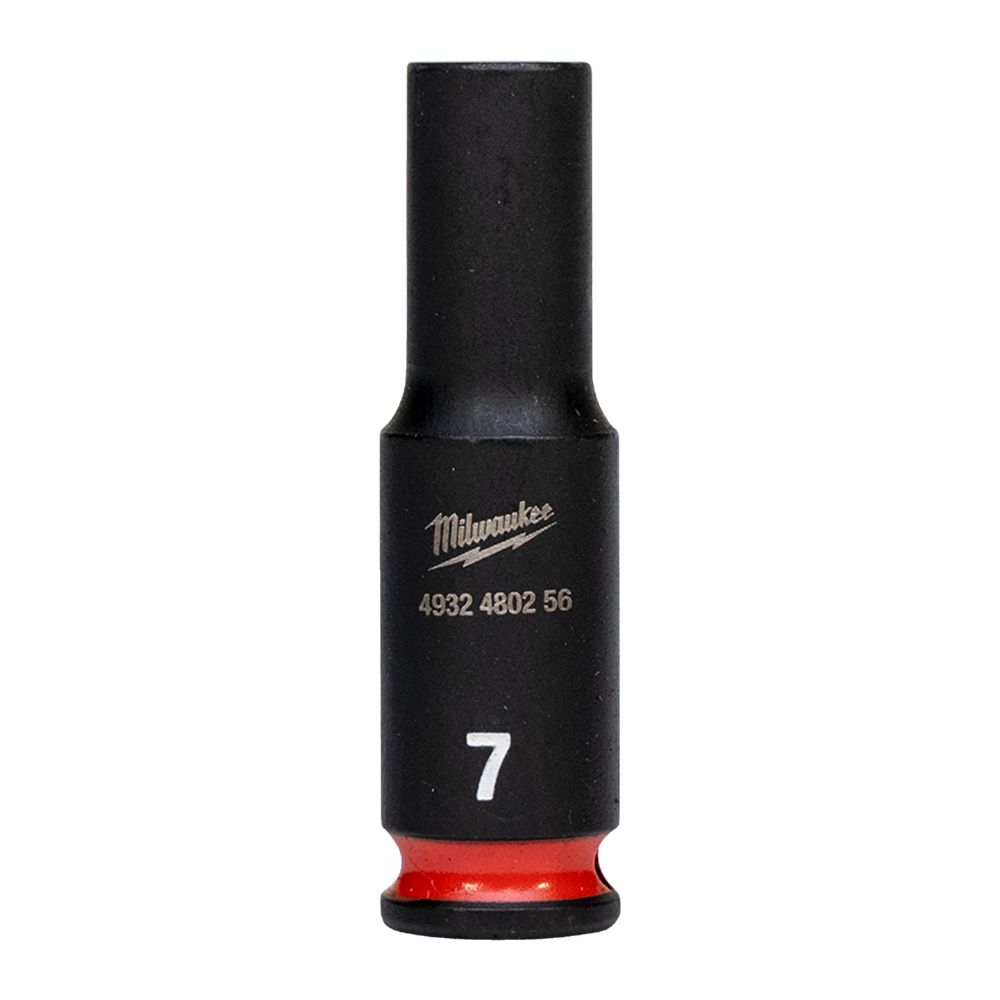 Produktbild Milwaukee SHOCKWAVE Schlagnuss 1/4 Zoll lang Schlüsselweite 7mm