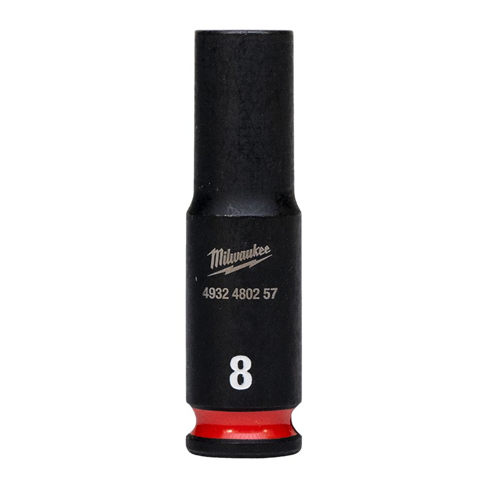 Produktbild Milwaukee SHOCKWAVE Schlagnuss 1/4 Zoll lang Schlüsselweite 8mm