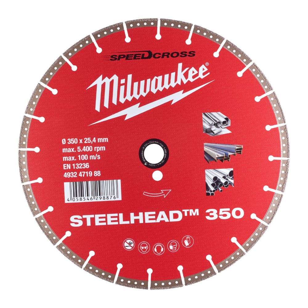 Produktbild Milwaukee Diamanttrennscheibe DH STEELHEAD 350 mm