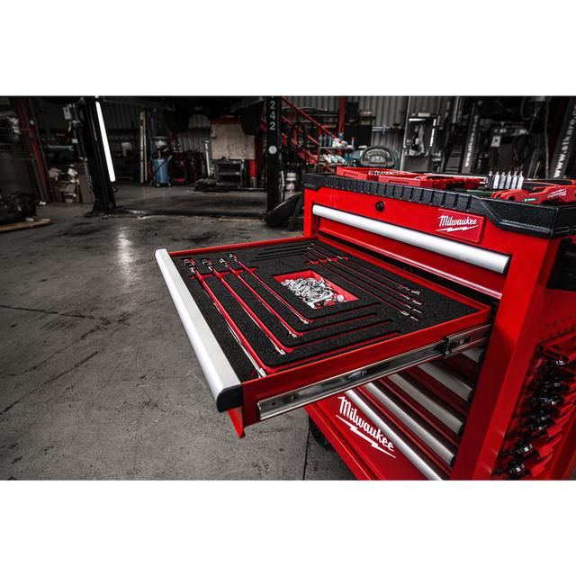 Produktbild T-Gelenkschlüssel Einlage 10 Teile Einlage für Werkstattwagen 78 cm bild 2