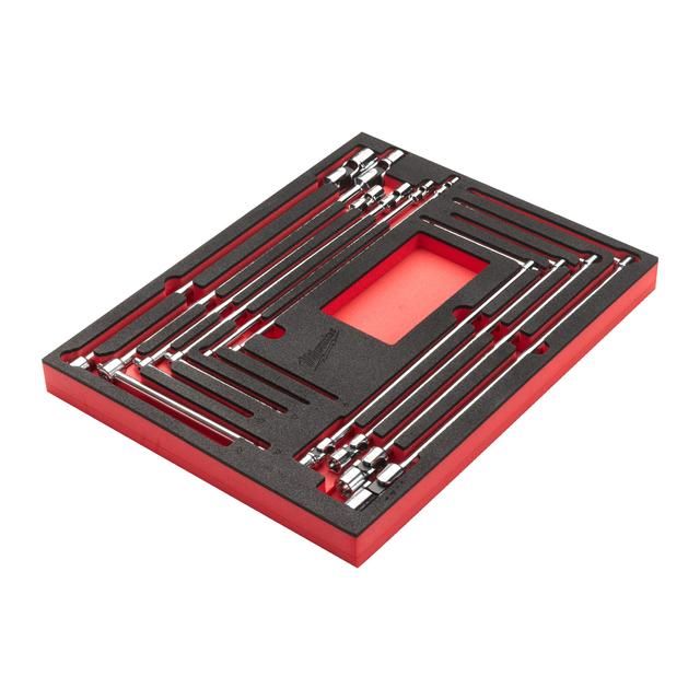 Produktbild Milwaukee T-Gelenkschlüssel Einlage 10 Teile Einlage für Werkstattwagen 78 cm