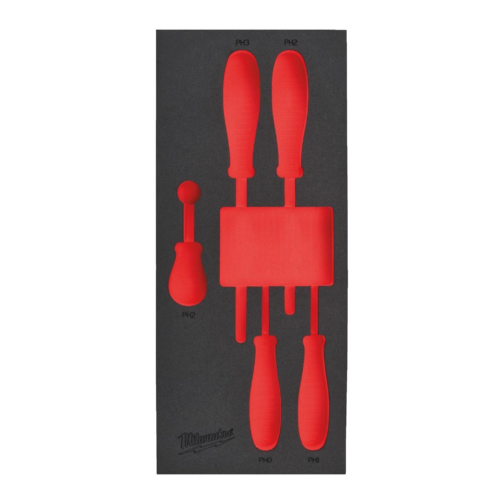 Produktbild Milwaukee Elektrowerkzeuge Ersatz Einlage 1/3 für Tr iLobe Schraubendreher für Werkstattwagen 78 cm