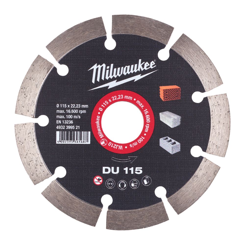 Produktbild Milwaukee Diamanttrennscheibe Universal DU 115 mm