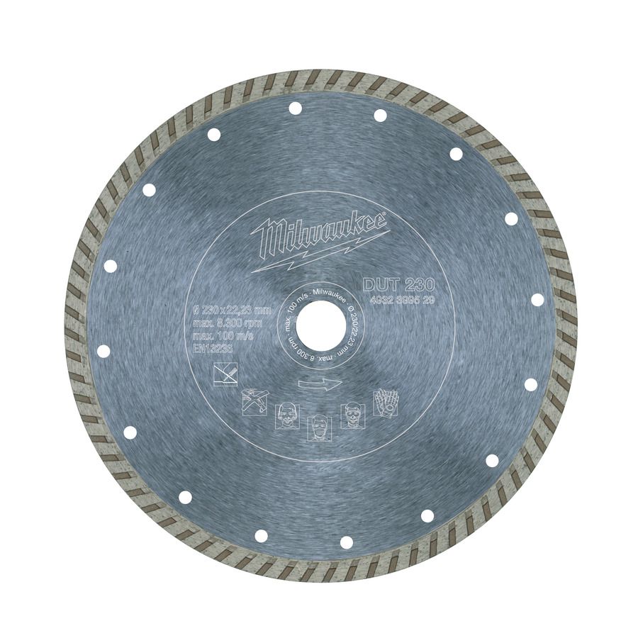 Produktbild Milwaukee Universal geschlossen Diamanttrennscheibe DUT 230mm