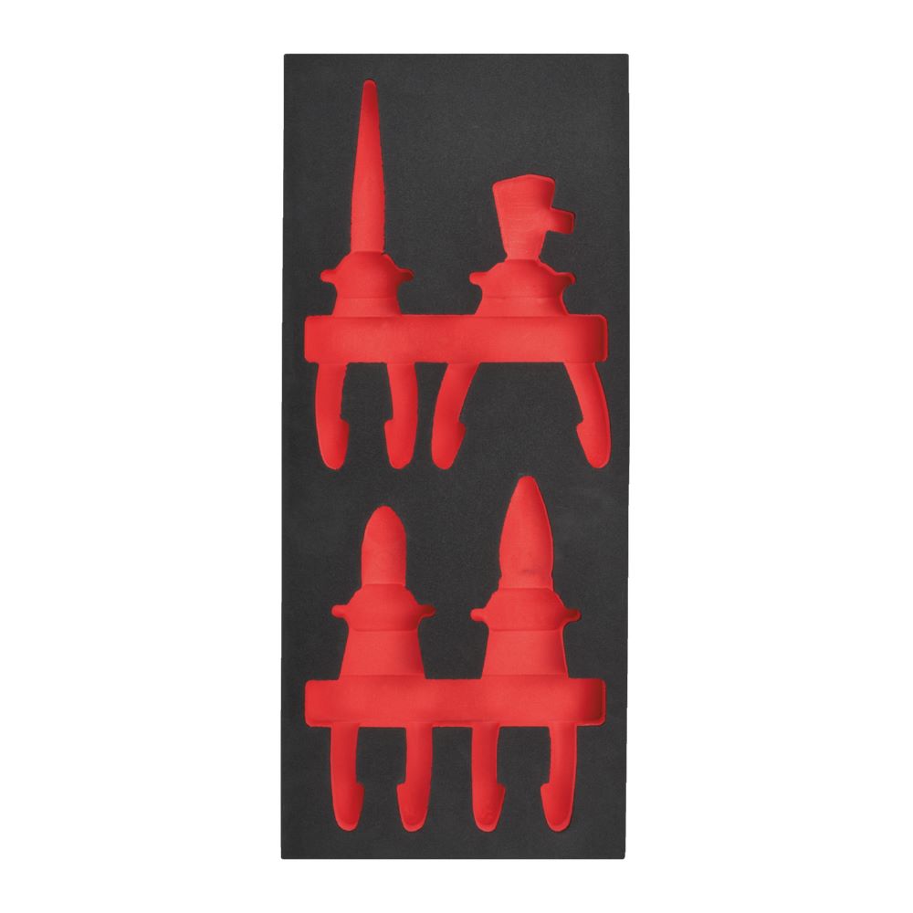 Produktbild Milwaukee Elektrowerkzeuge für VDE Zangen, für Werkstattwagen 78 cm Ersatz-Einlage 1/3