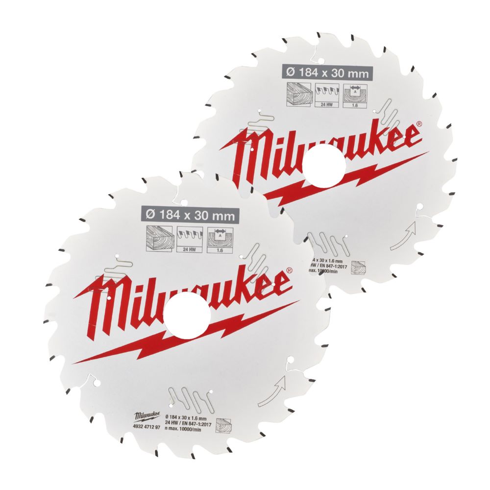 Produktbild Milwaukee Elektrowerkzeuge Kreissägeblatt Holz für Handkreissägen 190 x 30 mm Z 24 x 190 x 30 mm Z 48  bild 2