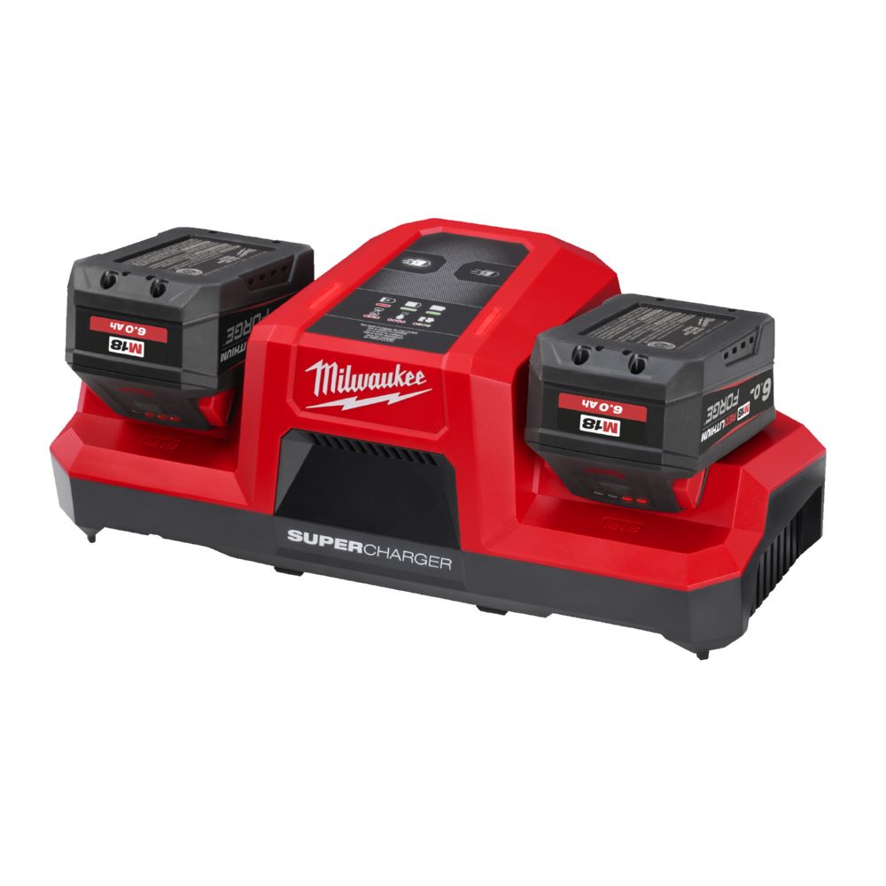 Produktbild Milwaukee M18 Zweifach Schnellladegerät M18DBSC bild 12