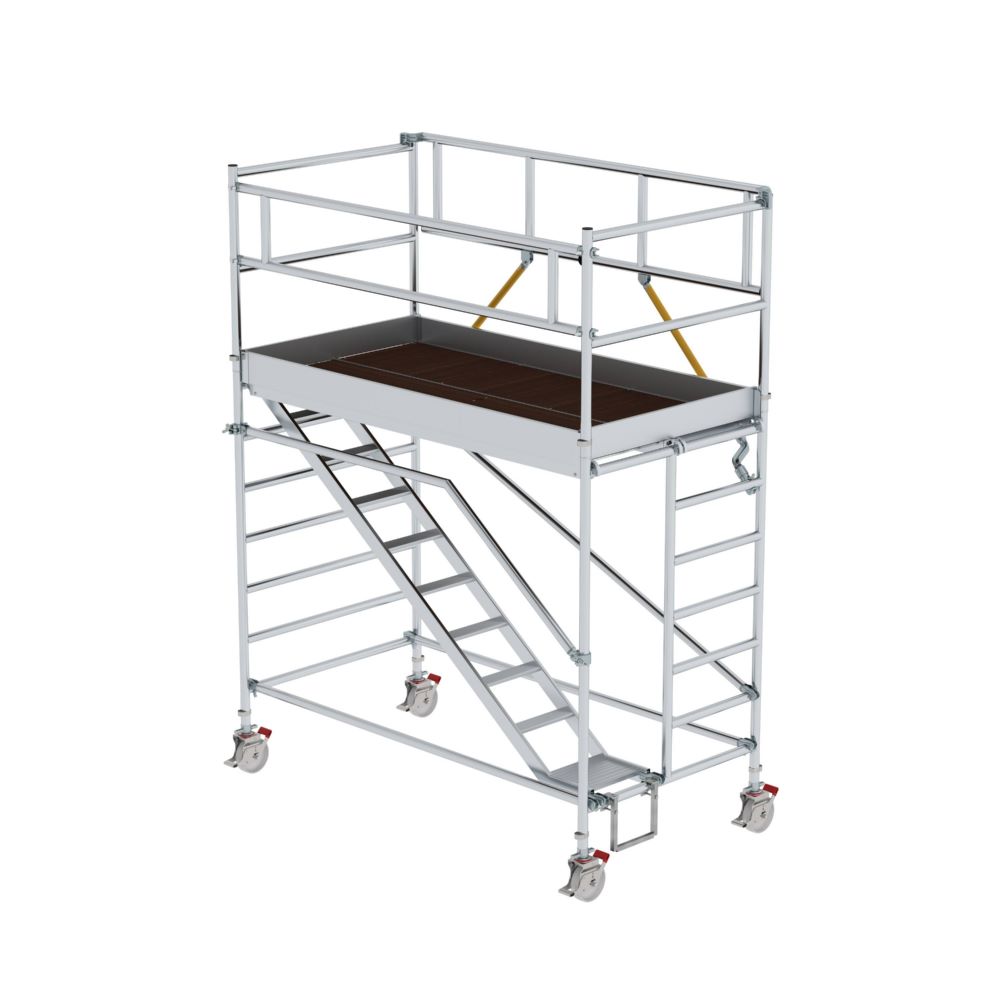 Produktbild Munk Rollgerüst SG 1,35 x 2,45 m mit Schrägaufstiegen Plattformhöhe 2,51 m