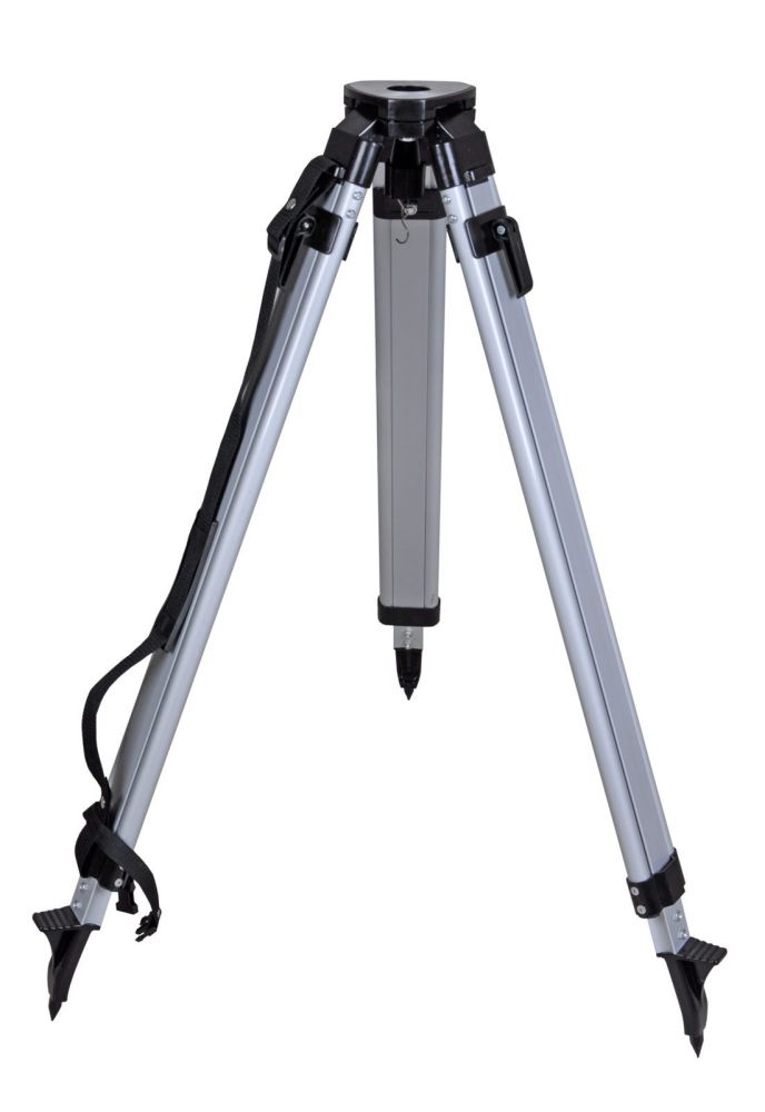 Produktbild Nedo Stativ-Al schwarz RAL 9005 flacher Kopf / leichte Ausführ Höhe 0,91 - 1,49m