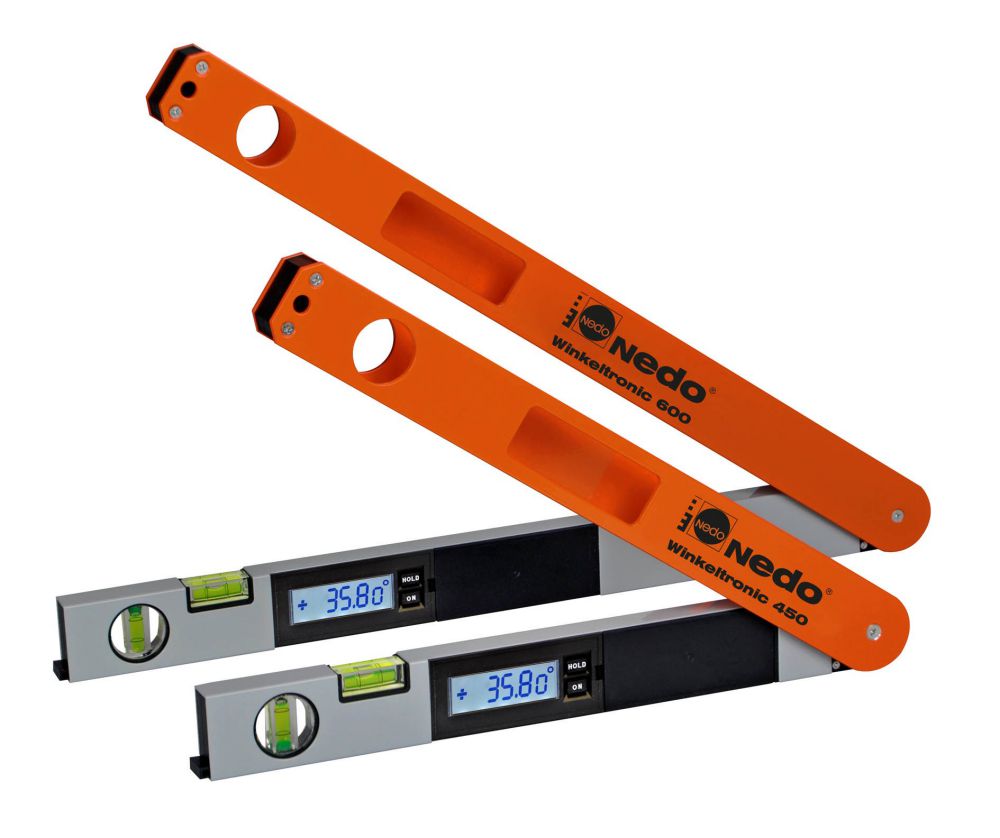 Produktbild NEDO Winkeltronic 450mm, mit Backlight Auflösung 0.05 Grad bild 2