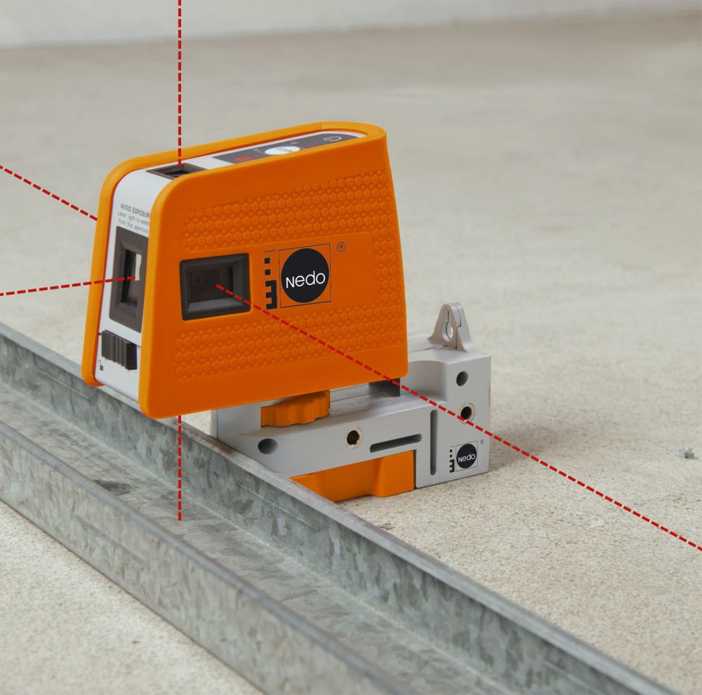 Produktbild Nedo X-Liner 5P Fünf-Punkt-Laser / roter Laser 3 Punkte waagrecht + 2 Punkte senkrech bild 3