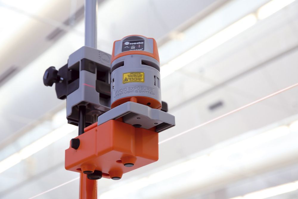 Produktbild Nedo Teleskopklemmstange NEDO ca. 1516mm-3400mm orange / grau bild 3