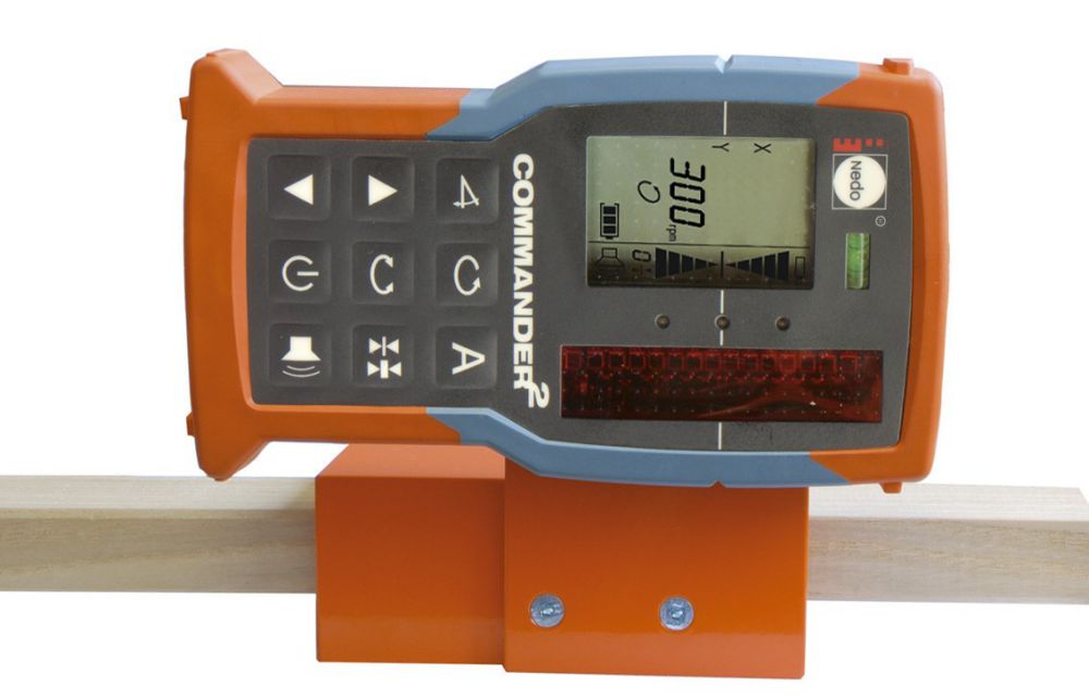 Produktbild Nedo Schnurgerüsthalter Laserempfänger Commander2 reinorange RAL 2004 bild 2