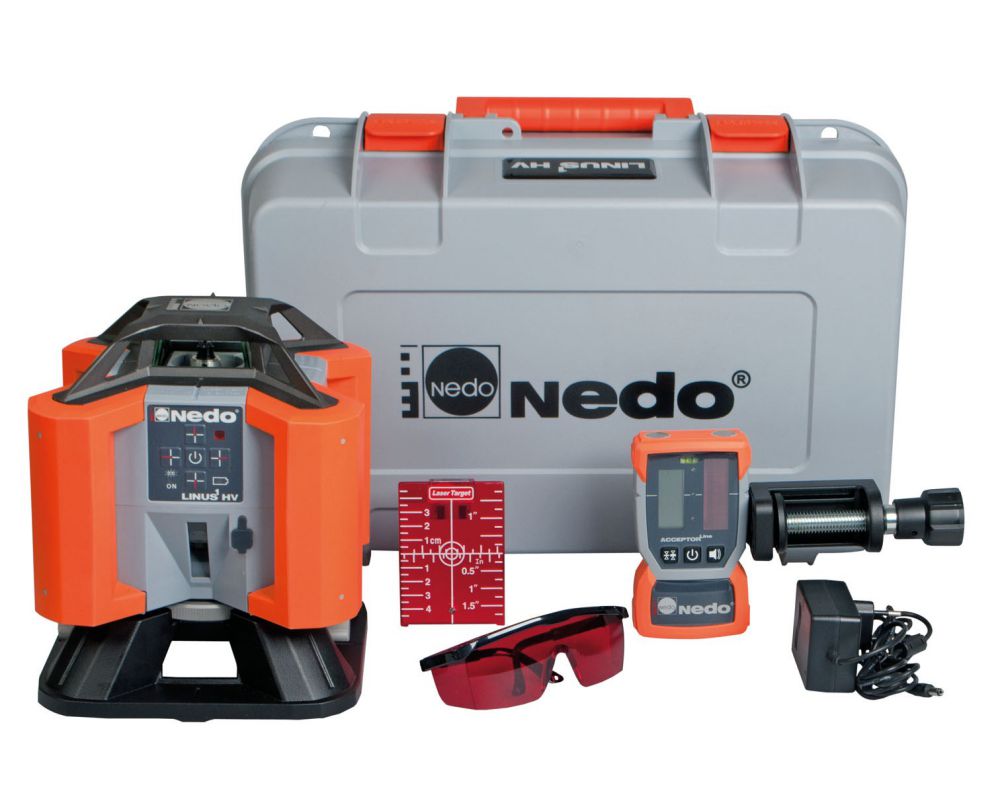 Produktbild Nedo Universallaser komplett LINUS 1 HV roter Laser / Laserklasse 2M