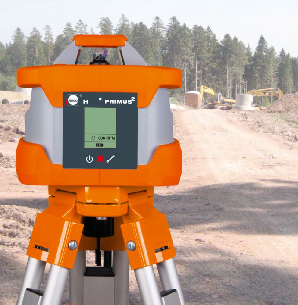 Produktbild Nedo Rotationslaser Primus 2H ohne Empfänger Laserklasse 2 umrüstbar auf 900 U/min bild 2