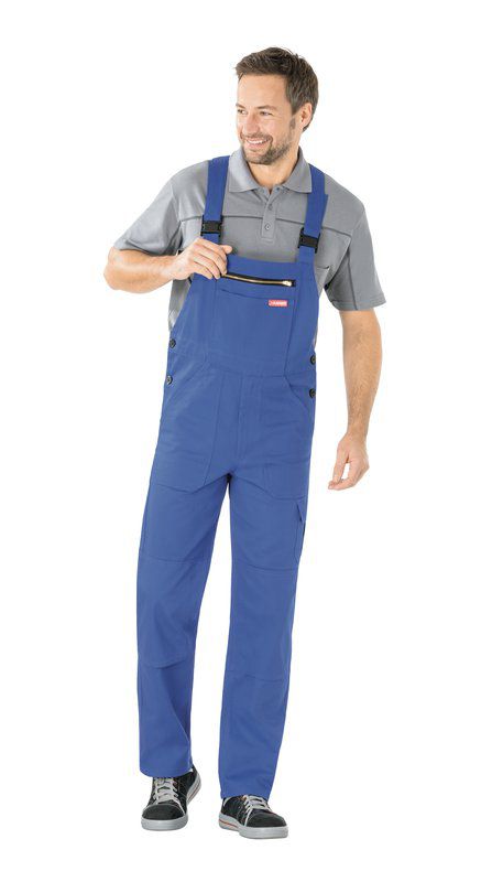 Produktbild Planam BW 290 Arbeitskleidung Arbeitshose Cargo Latzhose kornblau Größe 54 bild 2