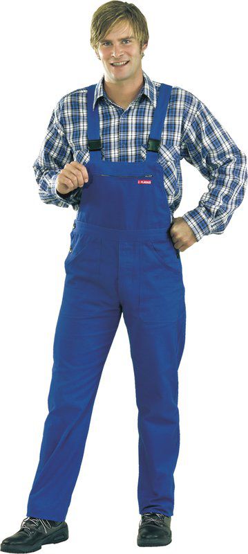 Produktbild Planam BW 270 Arbeitskleidung Latzhose Arbeitshose kornblau Größe 42 bild 2
