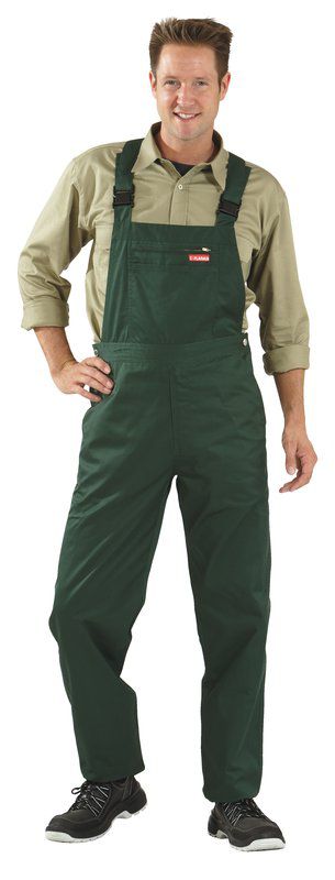 Produktbild Planam MG 260 Arbeitskleidung Latzhose mittelgrün Größe 110 bild 2
