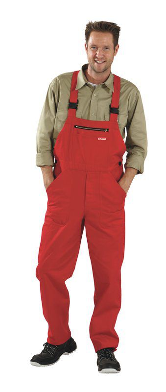 Produktbild Planam BW 290 Arbeitskleidung Latzhose Arbeitshose mittelrot Größe 29 bild 2