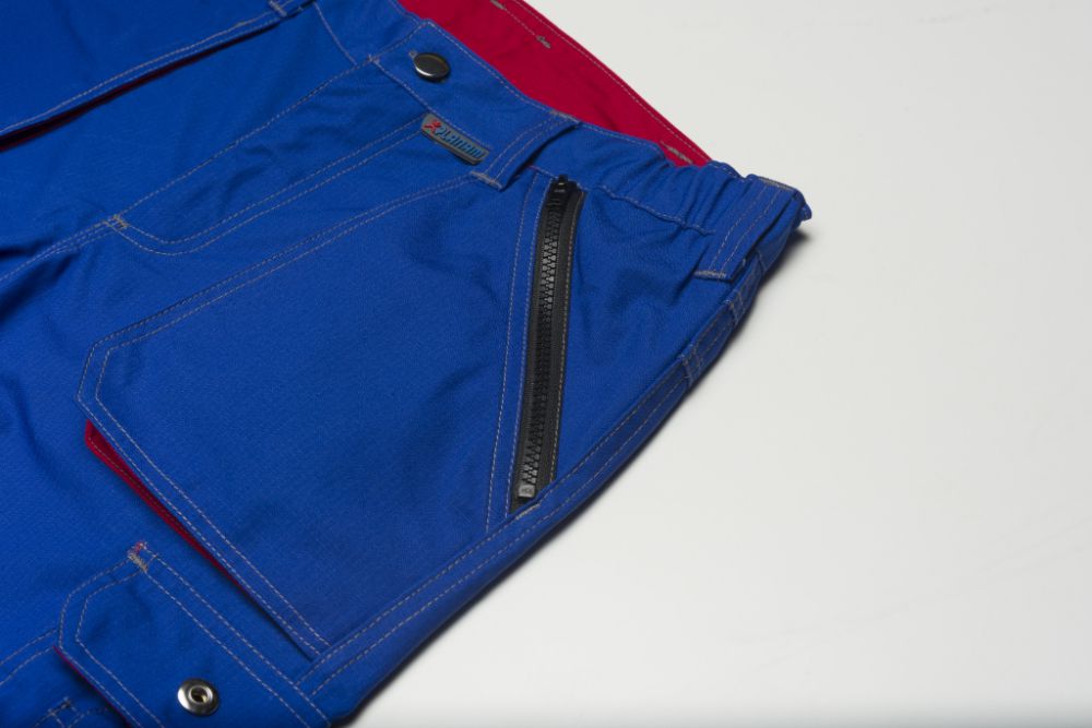 Produktbild Planam Basalt Arbeitskleidung Bundhose kornblau rot 50 bild 7