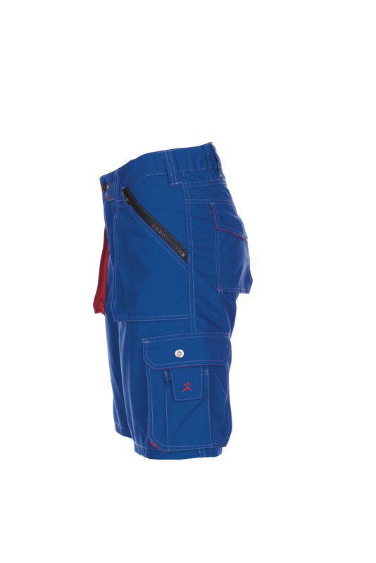 Produktbild Planam Basalt Arbeitskleidung Shorts kornblau rot M bild 5