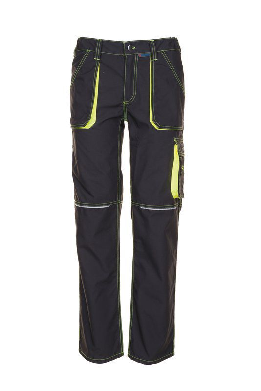 Produktbild Planam Basalt Neon Bundhose anthrazit gelb 28
