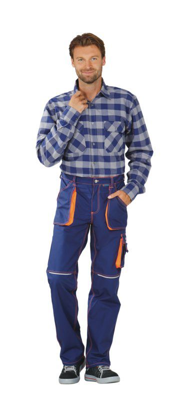 Produktbild Planam Basalt Neon Bundhose marine orange 64 bild 2