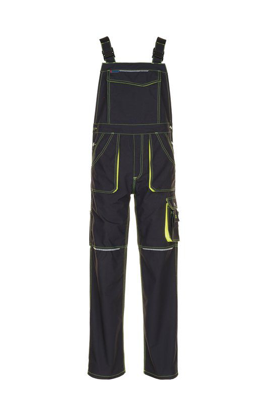 Produktbild Planam Basalt Neon Arbeitshose Latzhose anthrazit gelb 90