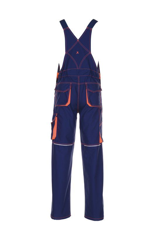 Produktbild Planam Basalt Neon Arbeitshose Latzhose marine orange 28 bild 3