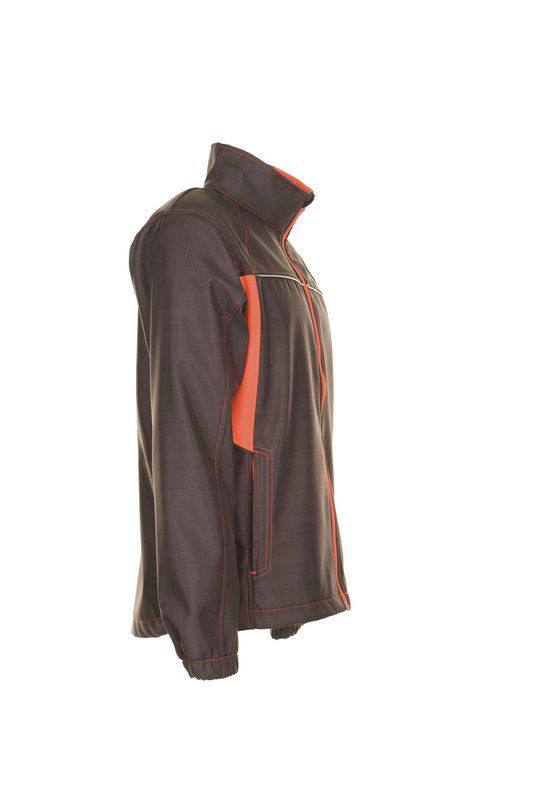 Produktbild Planam Basalt Neon Arbeitsjacke Softshelljacke oliv orange Größe S bild 4
